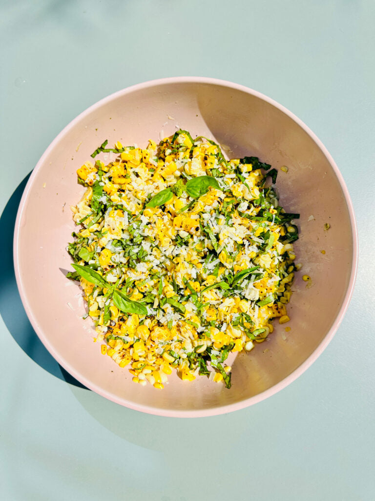 Gabrielle McBay’s Grilled Corn Mojito Salad
 &ndash; Sweet July