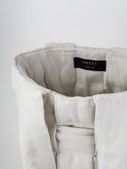 Woven Linen Carry-All Tote