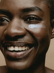 Model Wearing Peptide Eye Cream Model Wearing Peptide Eye Cream