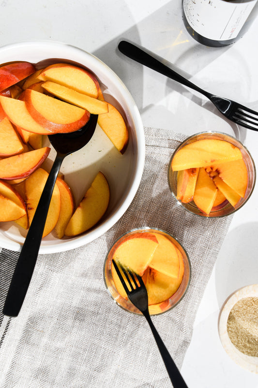 Peaches in Wine