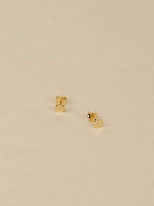 Sweet July 14k Gold Stud Earrings