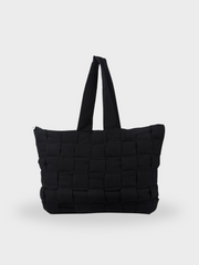 Sweet July Woven Linen Weekender Bag