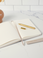 Sweet July Hard Cover Notebook