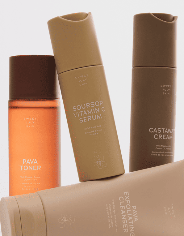 Set of Sweet July Skin Skincare products