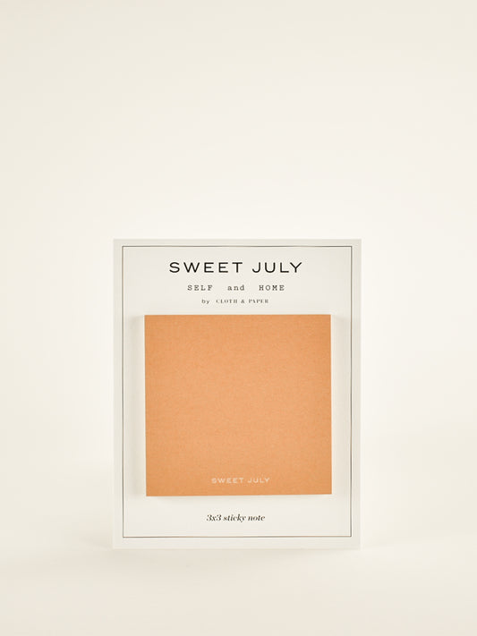 Sweet July x Cloth + Paper Sticky Notes