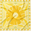 Pineapple Punch Summer Scarf lay flat 